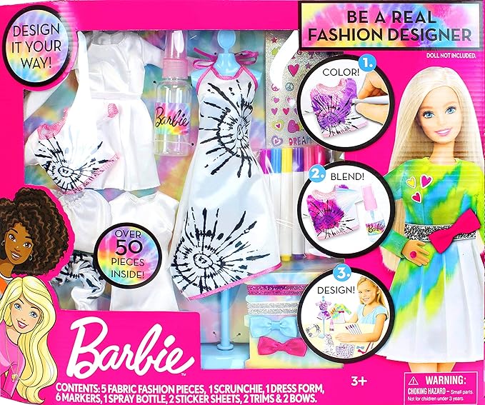 Tara Toys Barbie Tie Dye Fashion Designer Kit