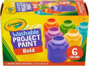 Crayola Washable Kids Paint 6pcs Assorted Bulk Paint Set for Kids