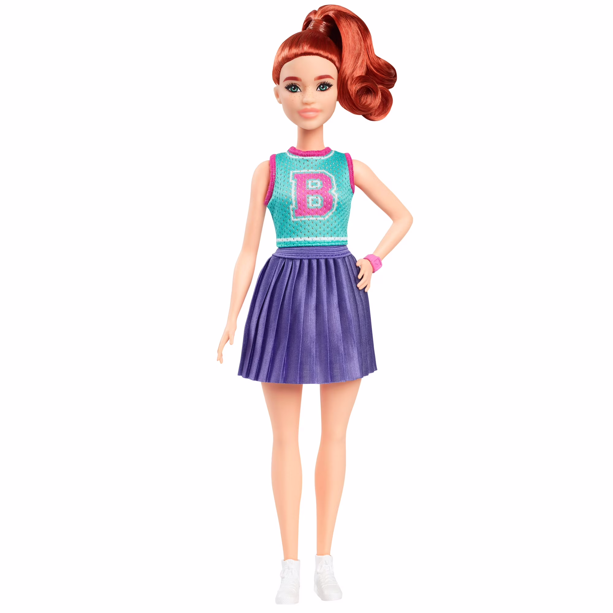 Barbie Fashionistas Doll with Pleated Purple Skirt