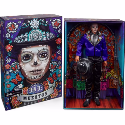 2023 Dia De Muertos Ken Doll Barbie Signature Collectible