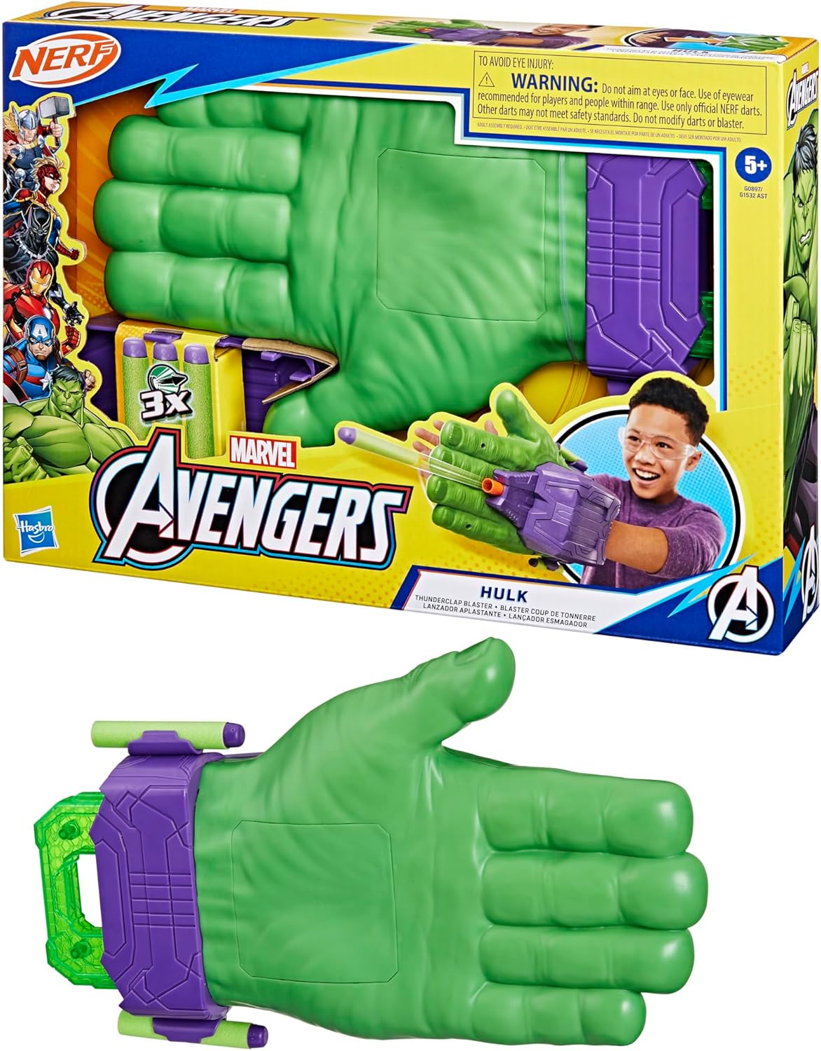 Marvel Avengers Hulk Thunderclap Blaster Roleplay Toy Marvel Avengers Hulk Thunderclap Blaster Roleplay Toy