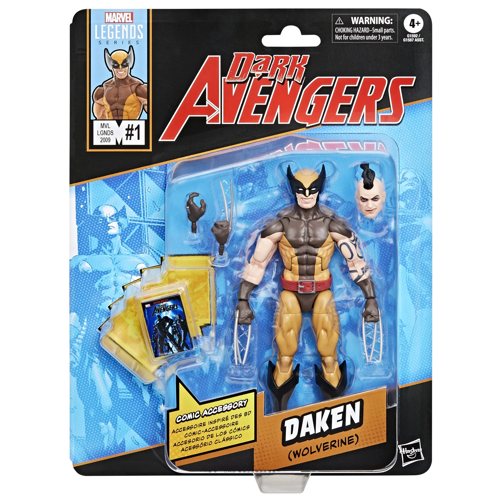 Marvel Legends Series Daken (Wolverine) Dark Avengers Action Figure Marvel Legends Series Daken (Wolverine) Dark Avengers Action Figure