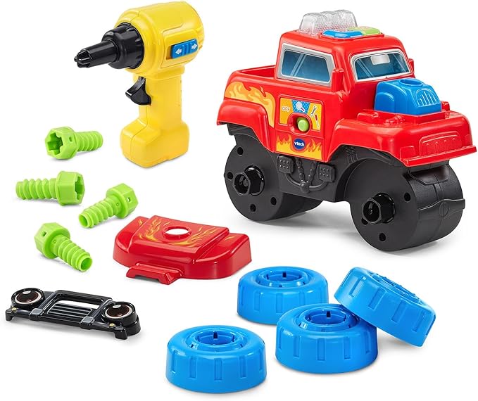 VTech Drill and Learn Motorized Monster Truck with Repair Tools VTech Drill and Learn Motorized Monster Truck with Repair Tools