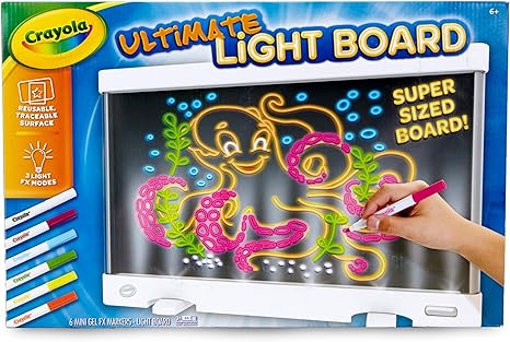 Crayola Ultimate Light Board White Kids Drawing Tablet