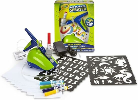 Crayola Air Marker Sprayer School Supplies Painting Set Toys
