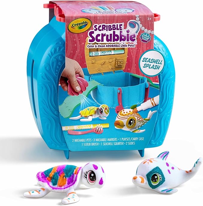 Crayola Scribble Scrubbie Pets Ocean Animals Playset Crayola Scribble Scrubbie Pets Ocean Animals Playset
