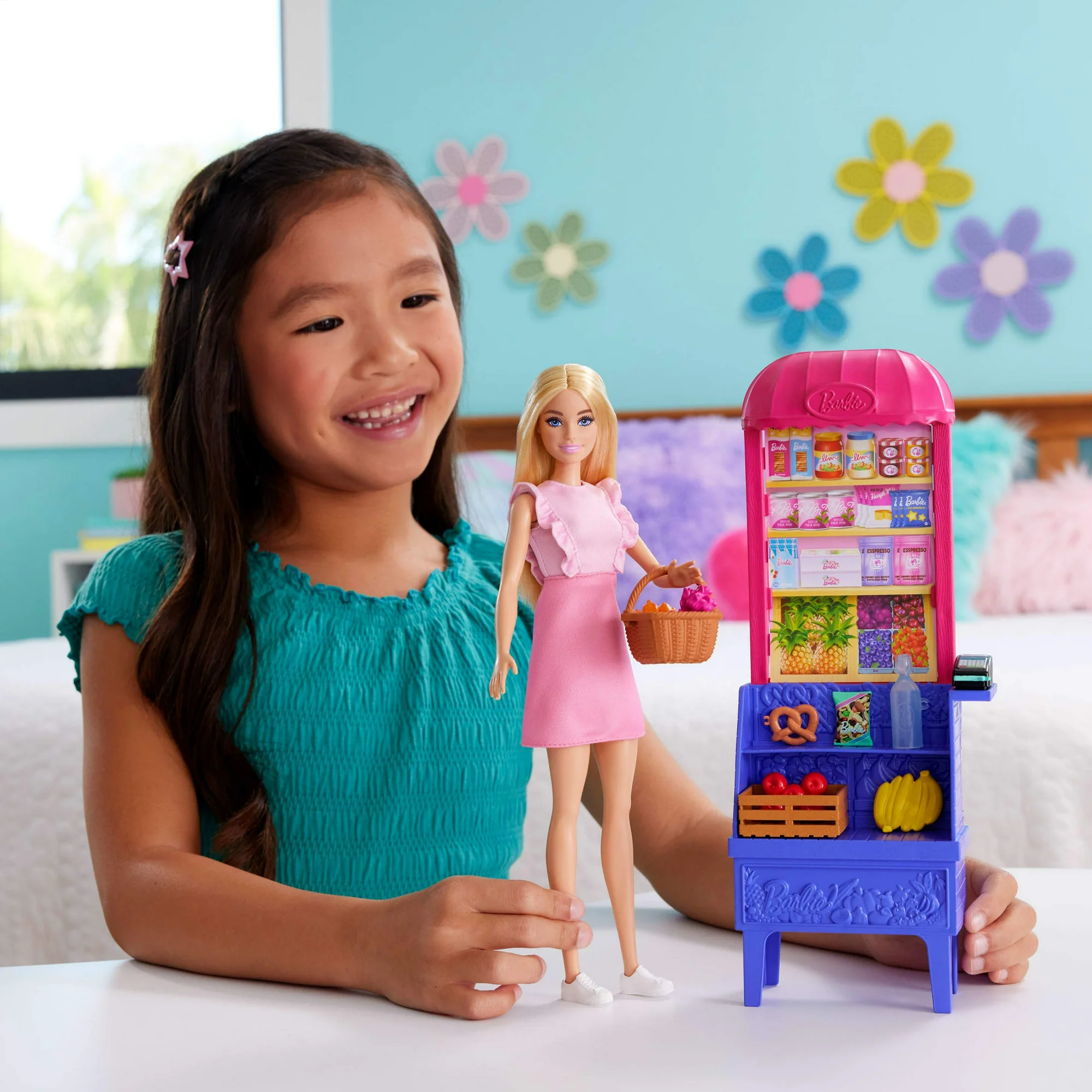 Barbie and Teresa Recipe at the Market Doll & Playset Barbie and Teresa Recipe at the Market Doll & Playset