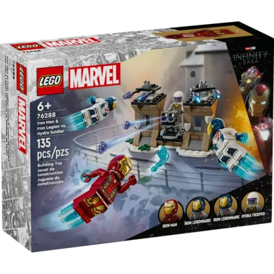 LEGO Marvel Iron Man & Iron Legion vs Hydra Soldier Avengers Toy