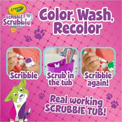 Crayola Scribble Scrubbies Glam Pack 4 Pets