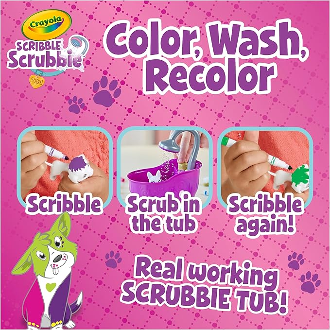 Crayola Scribble Scrubbies Glam Pack 4 Pets Crayola Scribble Scrubbies Glam Pack 4 Pets