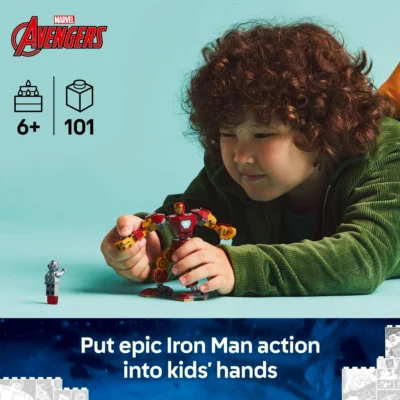 LEGO Marvel Iron Man Mech vs. Ultron Building Toy Set
