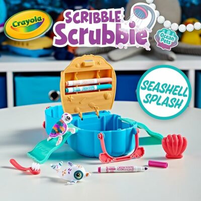 Crayola Scribble Scrubbie Pets Ocean Animals Playset