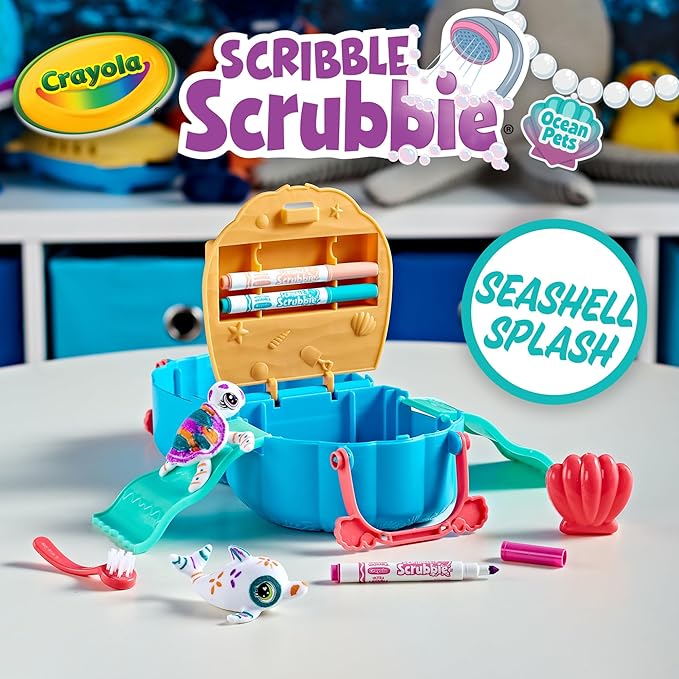 Crayola Scribble Scrubbie Pets Ocean Animals Playset Crayola Scribble Scrubbie Pets Ocean Animals Playset