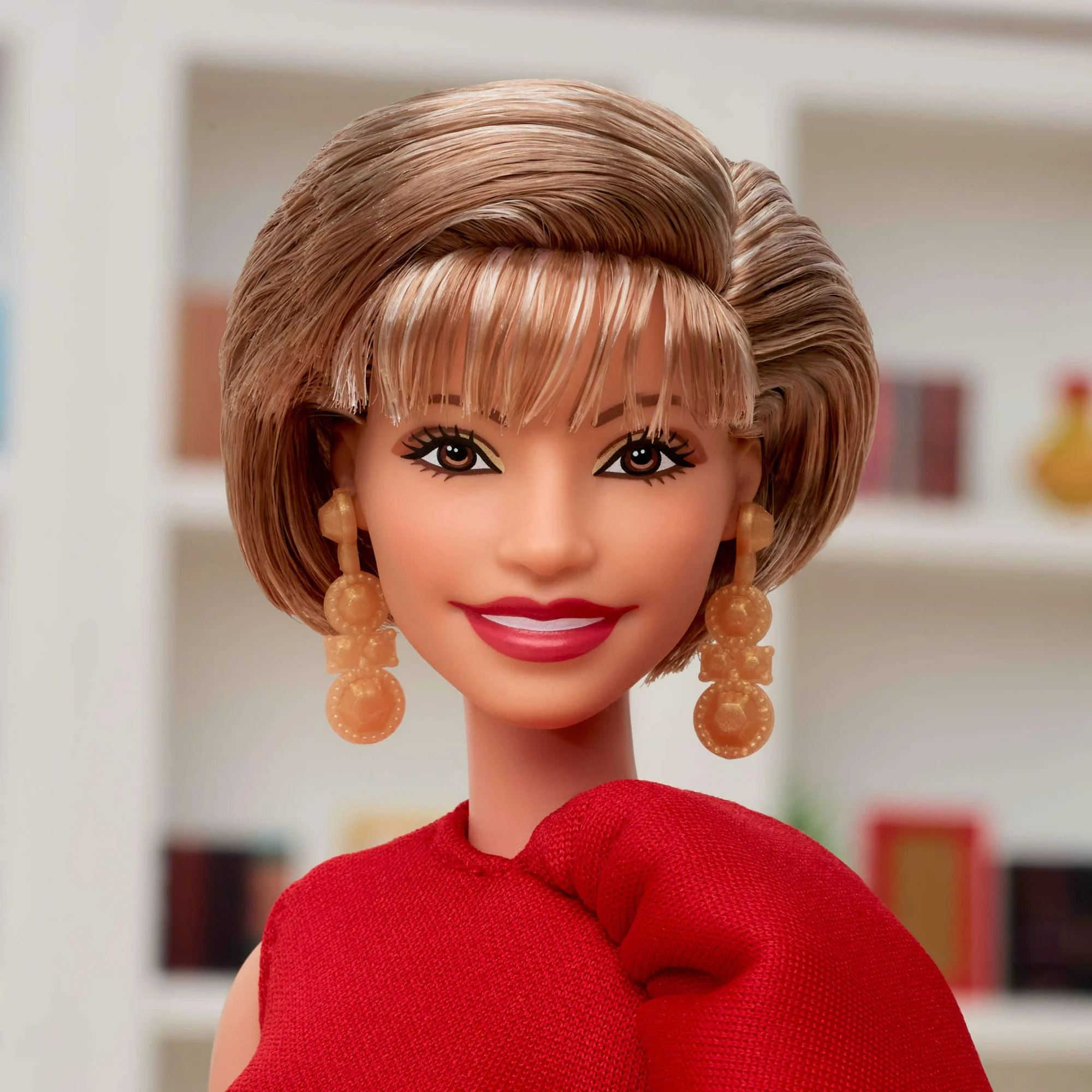 Barbie Inspiring Women Collectible Doll Isabel Allende in Red Dress Barbie Inspiring Women Collectible Doll Isabel Allende in Red Dress