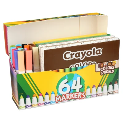 Crayola Broad Line Markers with Colors of The World