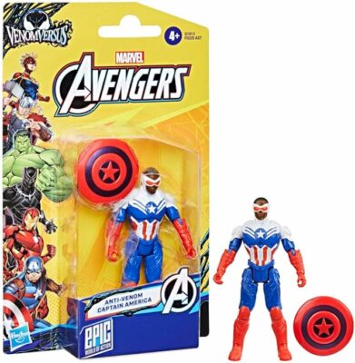 Marvel Avengers Anti Venom Captain America Figure