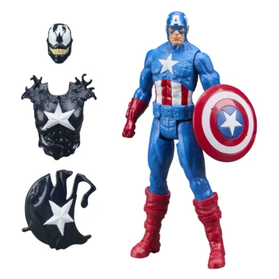 Marvel Avengers Captain America & Venomized Hulk Action Figures