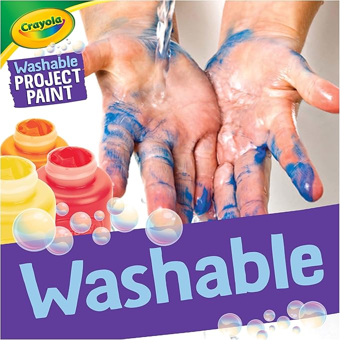 Crayola Washable Kids Paint 6pcs Assorted Bulk Paint Set for Kids Crayola Washable Kids Paint 6pcs Assorted Bulk Paint Set for Kids