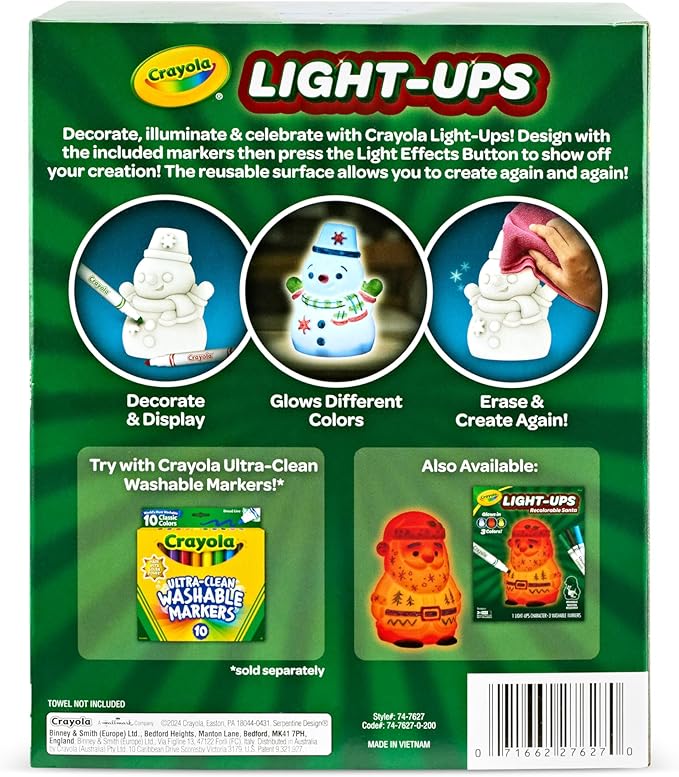 Crayola Light-Ups Snowman Light Up Snowman Toy Crayola Light-Ups Snowman Light Up Snowman Toy