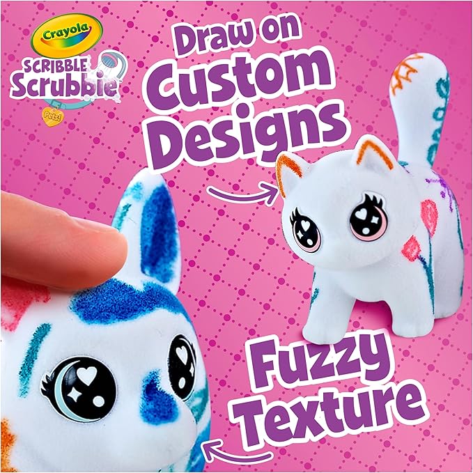 Crayola Scribble Scrubbies Glam Pack 4 Pets Crayola Scribble Scrubbies Glam Pack 4 Pets