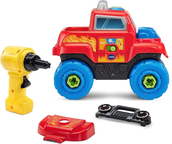 VTech Drill and Learn Motorized Monster Truck with Repair Tools VTech Drill and Learn Motorized Monster Truck with Repair Tools