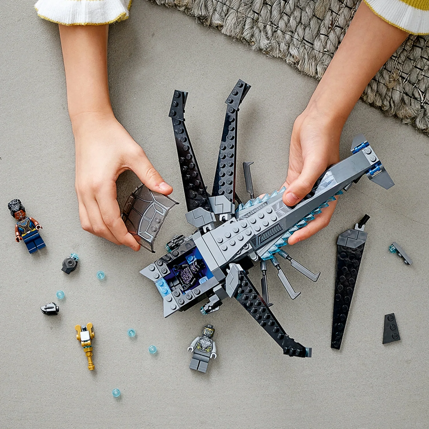 LEGO Marvel Avengers Black Panther Dragon Flyer Building Toy LEGO Marvel Avengers Black Panther Dragon Flyer Building Toy