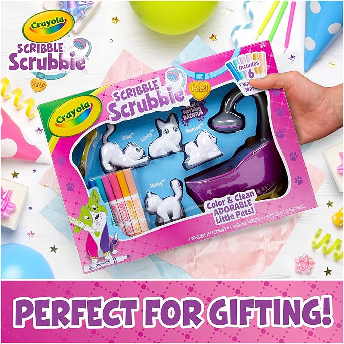 Crayola Scribble Scrubbies Glam Pack 4 Pets Crayola Scribble Scrubbies Glam Pack 4 Pets