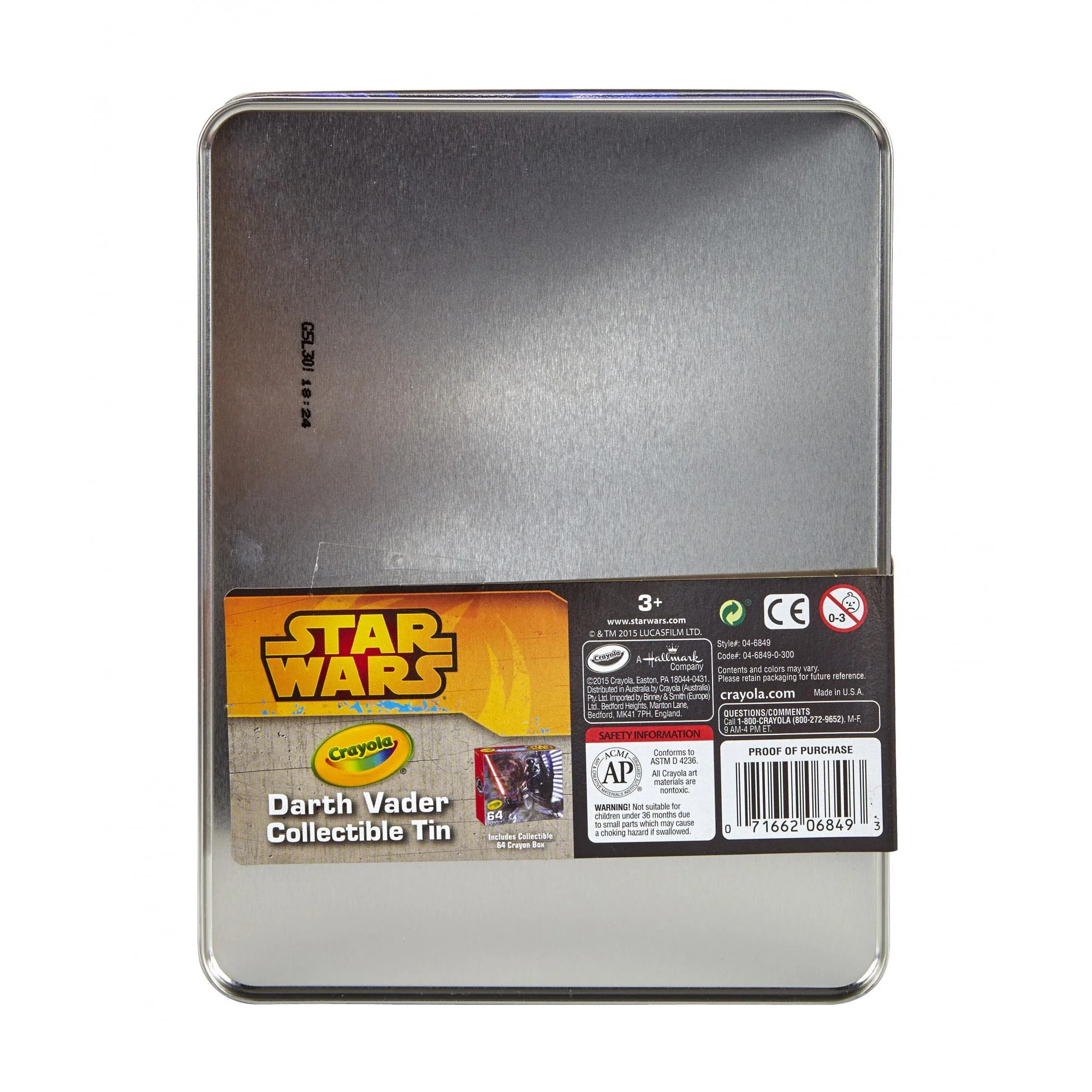 Crayola Star Wars Limited Edition Crayons Collectible Crayon Tin Crayola Star Wars Limited Edition Crayons Collectible Crayon Tin