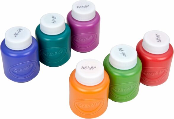 Crayola Washable Kids Paint 6pcs Assorted Bulk Paint Set for Kids