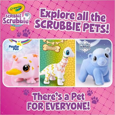 Crayola Scribble Scrubbies Glam Pack 4 Pets