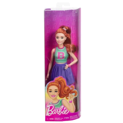 Barbie Fashionistas Doll with Pleated Purple Skirt