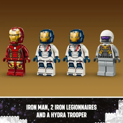 LEGO Marvel Iron Man & Iron Legion vs Hydra Soldier Avengers Toy