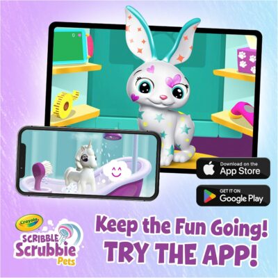 Crayola Scribble Scrubbies Glam Pack 4 Pets