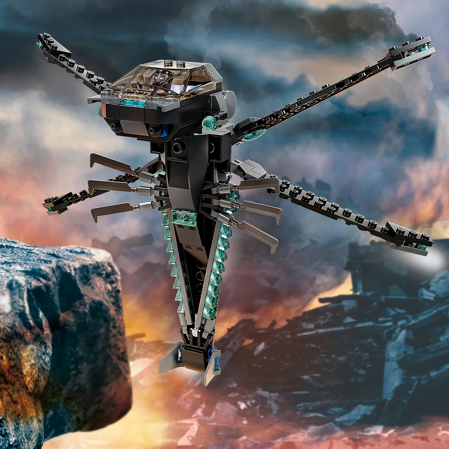 LEGO Marvel Avengers Black Panther Dragon Flyer Building Toy LEGO Marvel Avengers Black Panther Dragon Flyer Building Toy