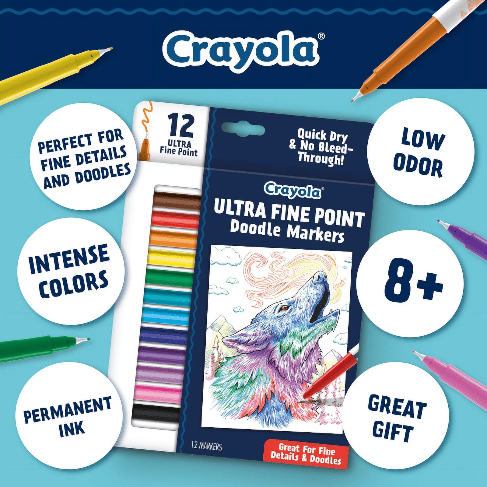 Crayola Ultra Fine Point Markers Art Markers Crayola Ultra Fine Point Markers Art Markers