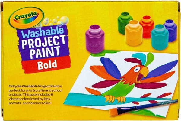 Crayola Washable Kids Paint 6pcs Assorted Bulk Paint Set for Kids