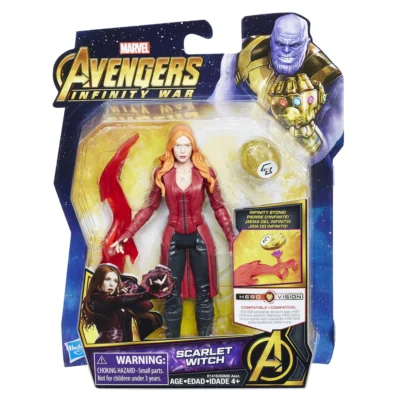 Avengers Infinity War Scarlet Witch Action Figures with Infinity Stone
