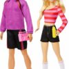 Barbie Fashionistas Set with 2 Fashion Dolls & 6 Accessories