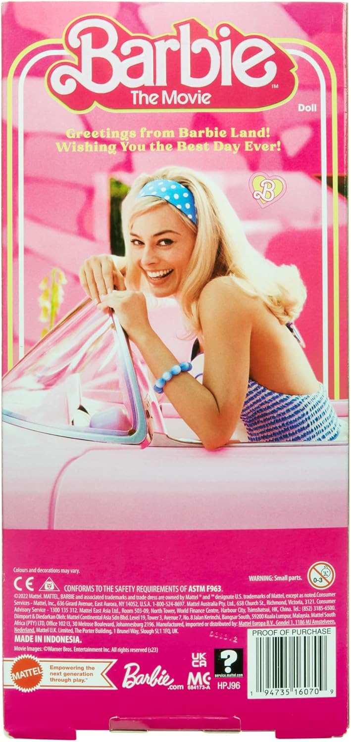 Barbie The Movie Doll Margot Robbie Collectible Doll Barbie The Movie Doll Margot Robbie Collectible Doll