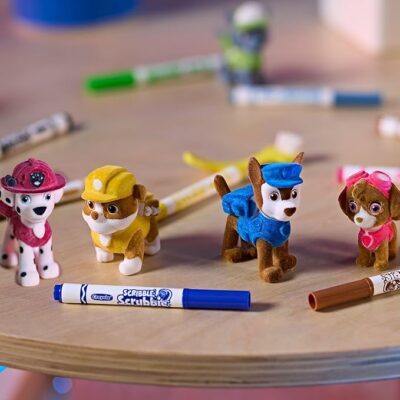 CRAYOLA Washimals Paw Patrol Activity Kit with 4 Baby Animals
