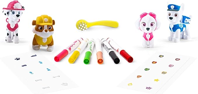 CRAYOLA Washimals Paw Patrol Activity Kit with 4 Baby Animals