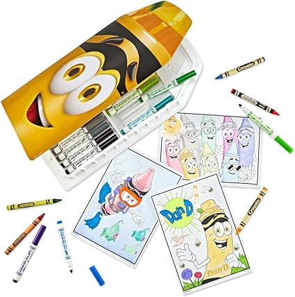 Crayola Coloring Set with Limited Edition Yellow Art Case Crayola Coloring Set with Limited Edition Yellow Art Case