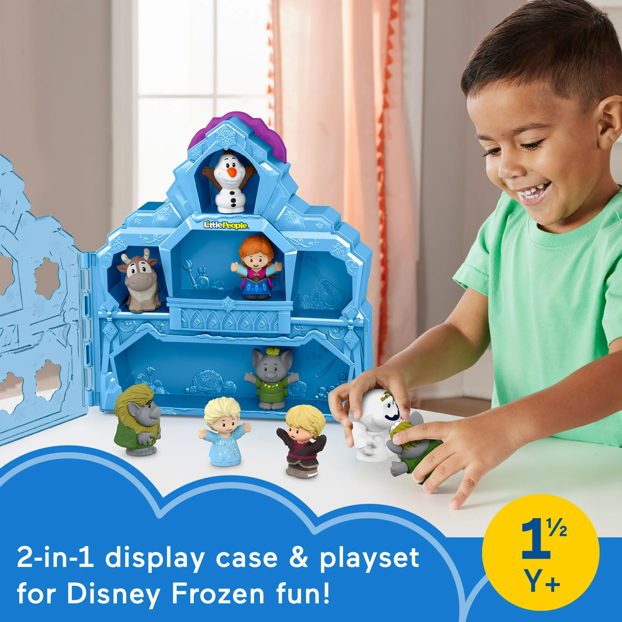 Disney Frozen Castle Playset with 9 Fisher-Price Little People Figures Disney Frozen Castle Playset with 9 Fisher-Price Little People Figures
