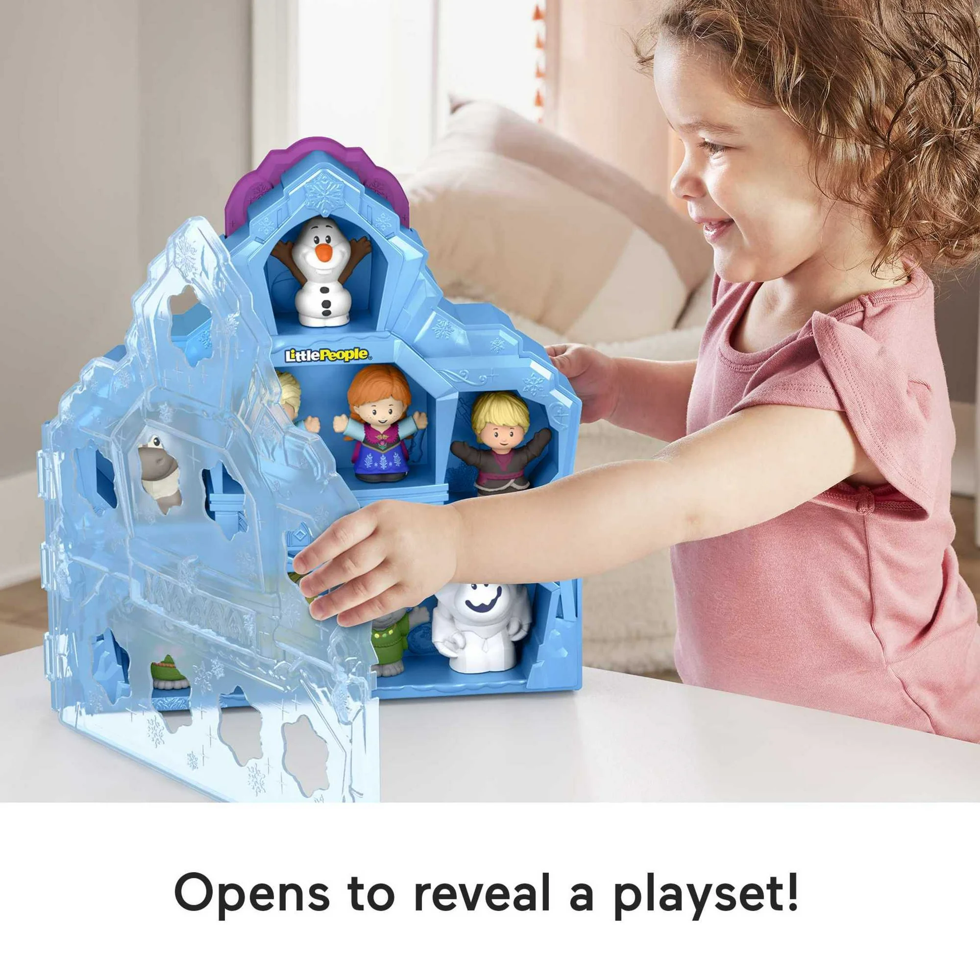Disney Frozen Castle Playset with 9 Fisher-Price Little People Figures Disney Frozen Castle Playset with 9 Fisher-Price Little People Figures