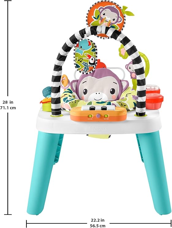 Fisher-Price Baby to Toddler Toy 2in1 Purple Monkey Activity Center Fisher-Price Baby to Toddler Toy 2in1 Purple Monkey Activity Center