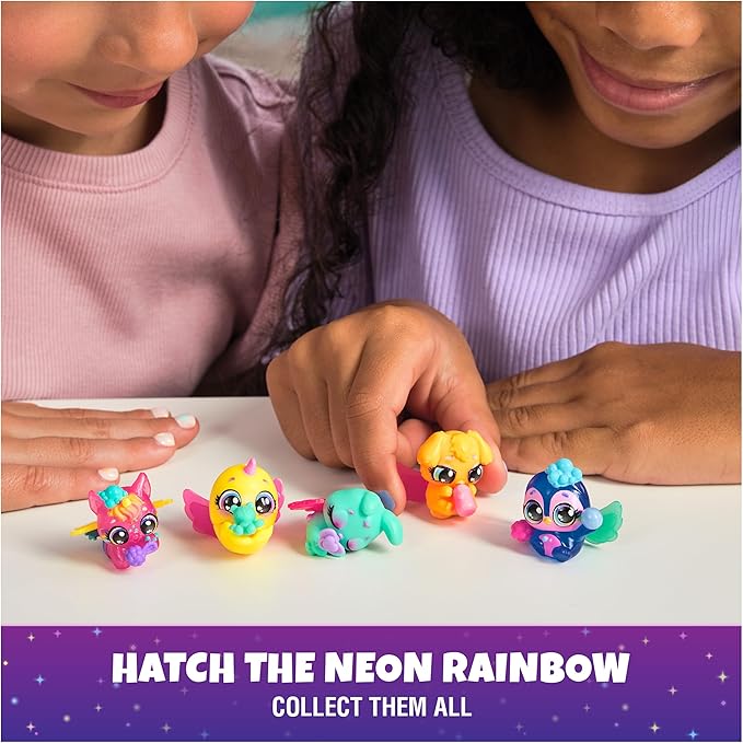 HATCHIMALS Alive Neon Rainbow Set of 1 Surprise Blind Box Figure HATCHIMALS Alive Neon Rainbow Set of 1 Surprise Blind Box Figure