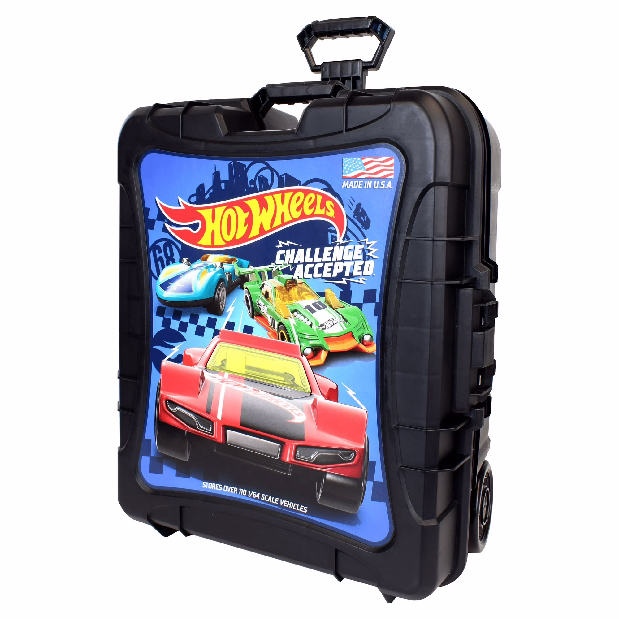 Hot Wheels 110 Vehicle Playsets Plastic Carrying Case in Black