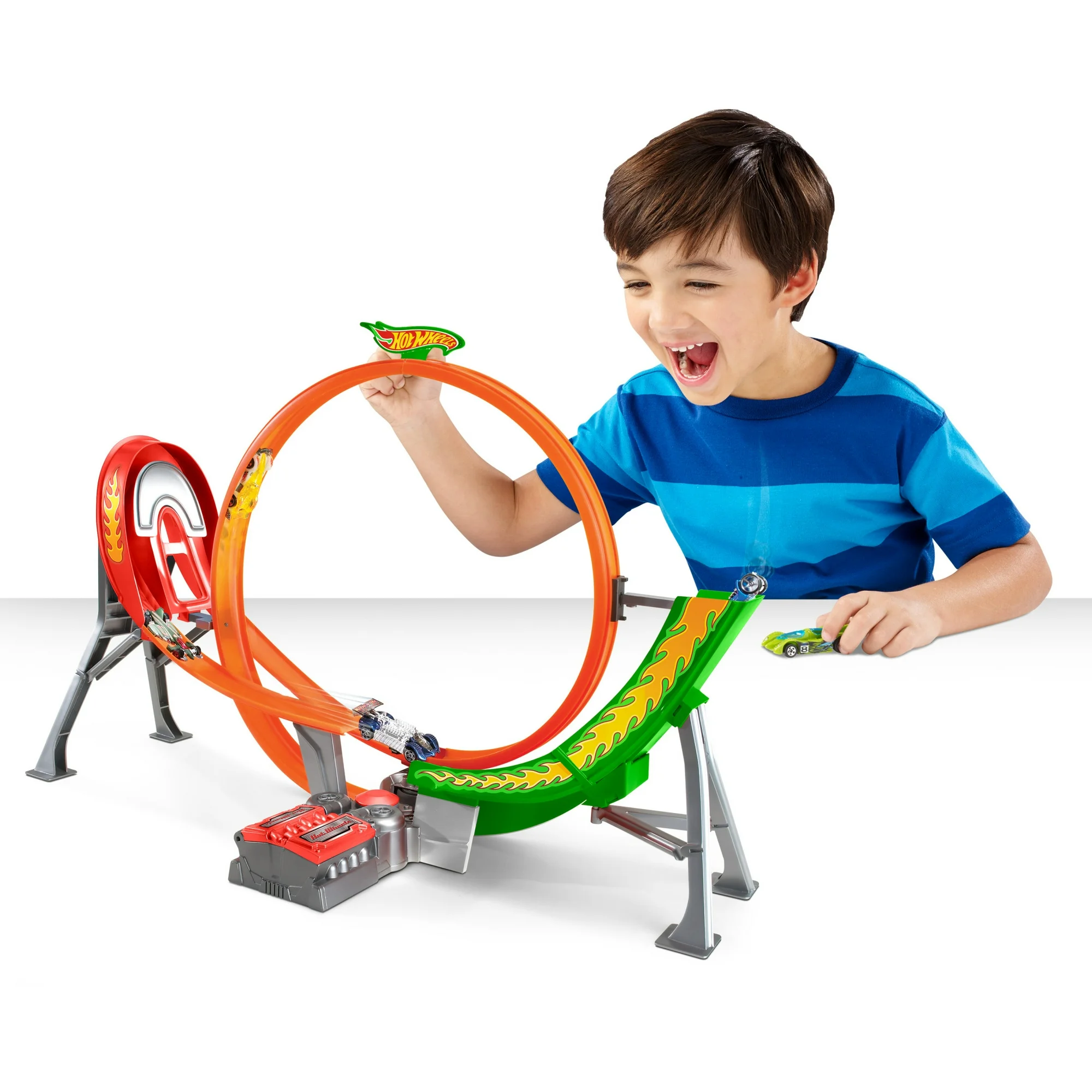 Hot Wheels Action Power Shift Motorized Raceway Track Playset Hot Wheels Action Power Shift Motorized Raceway Track Playset