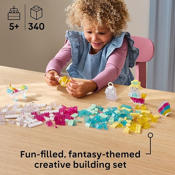 LEGO Classic Magical Transeparent Box Construction Set LEGO Classic Magical Transeparent Box Construction Set