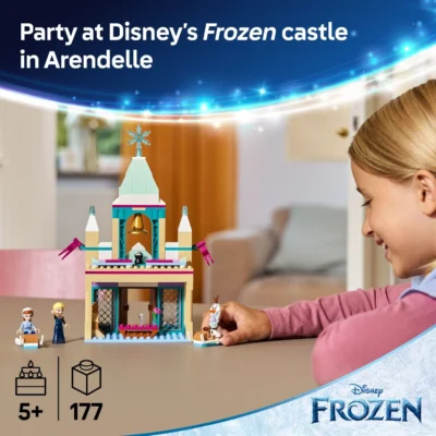 LEGO Disney Frozen Arendelle Frozen Castle Building Playset for Kids